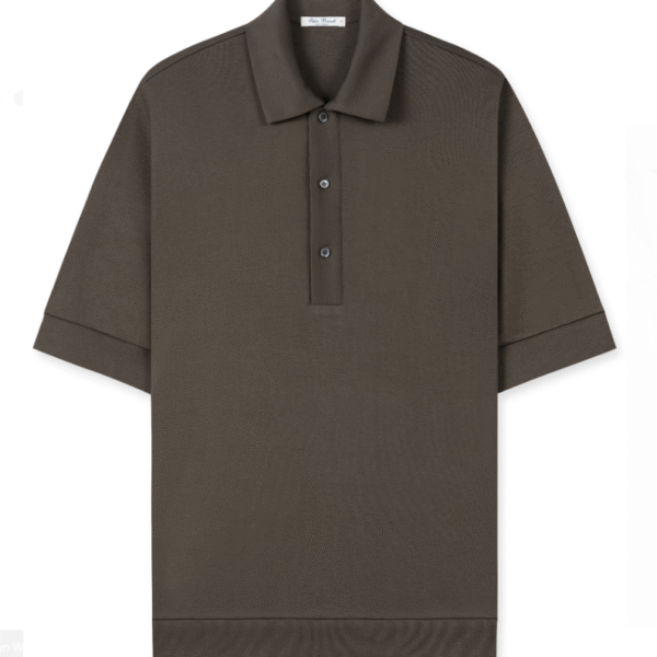 Premium Heavy-Knit Polo met Perfecte Pasvorm
